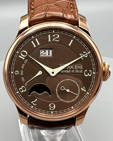 2020 F.P. Journe Octa Automatique Lune Havana 40MM Brown Dial Leather Strap (AL2)