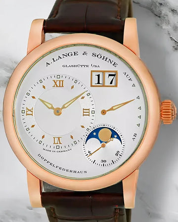 A. Lange & Söhne Lange 1 38.5MM Silver Dial Leather Strap (109.032)