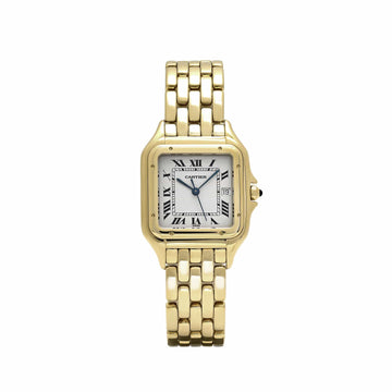 Cartier Panthere 88396 'Ladies' Yellow Gold White Dial Quartz
