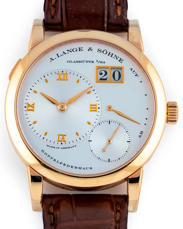A. Lange & Söhne Lange 1 38.5MM Silver Dial Leather Strap (101.032)